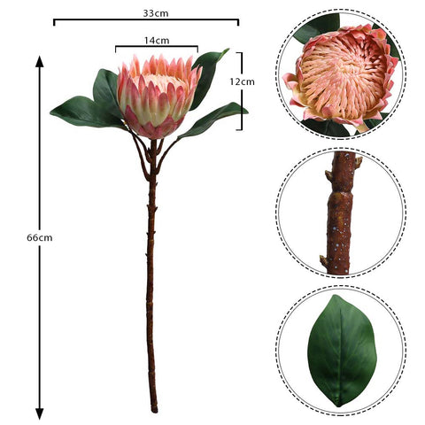 Artificial King Protea Cynaroides Flowers