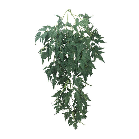 Artificial hanging fern bunch for home decor