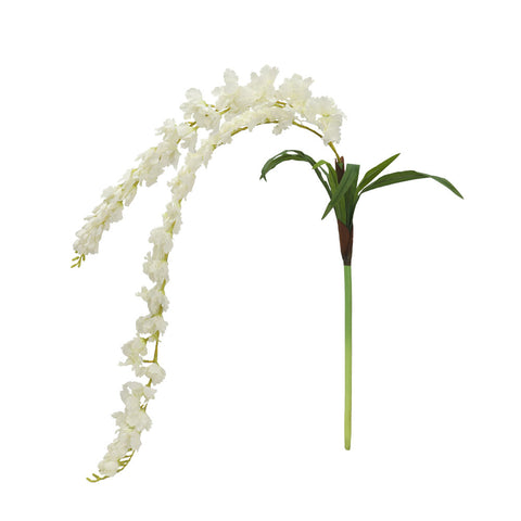 Artificial Silk Orchid Flowers White