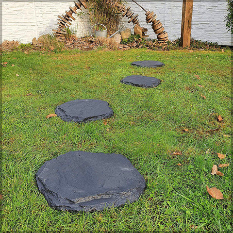 High-strength concrete stepping stones C85 for gardens