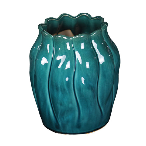 Colored Blue Vase