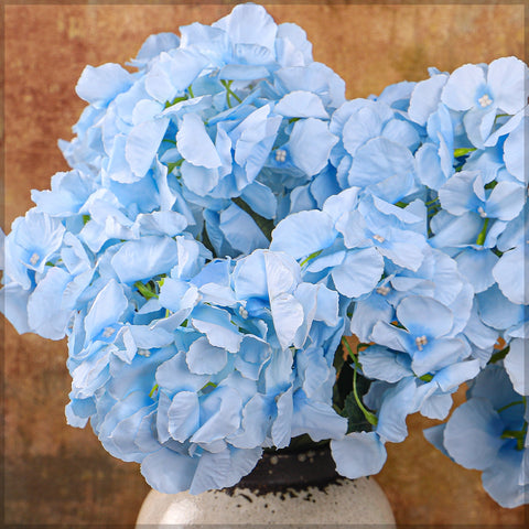 2pcs Artificial Silk Hydrangea Flower