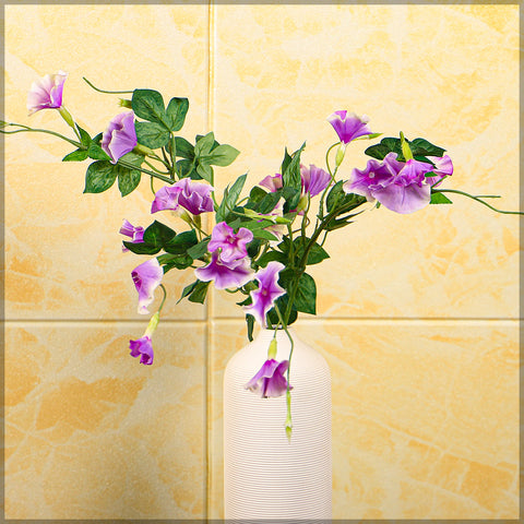 3pcs Single Stem Artificial Morning Glory Flower