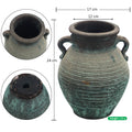 Clay pot with handle design