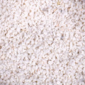 White gravel for landscaping along garden beds and walkways