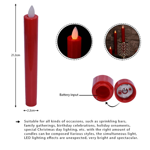 LED Tea Light Candle Red