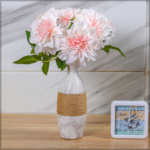 2 Bunches Artificial Dahlia Flowers