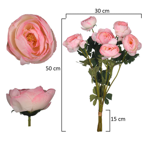 Artificial Tea Rose Flowers