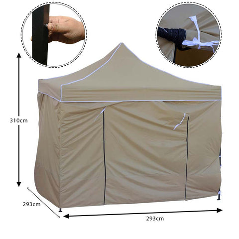 Waterproof gazebo tent providing rain protection