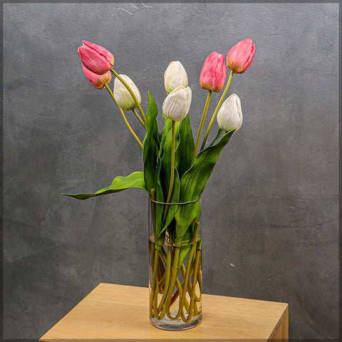 Mixed Tulip Flower Arrangement