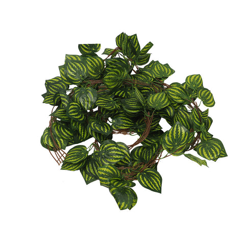 Artificial vine green garland leaf for balcony decor