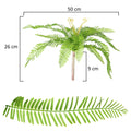 Realistic UV resistant fern plant for outdoor decor