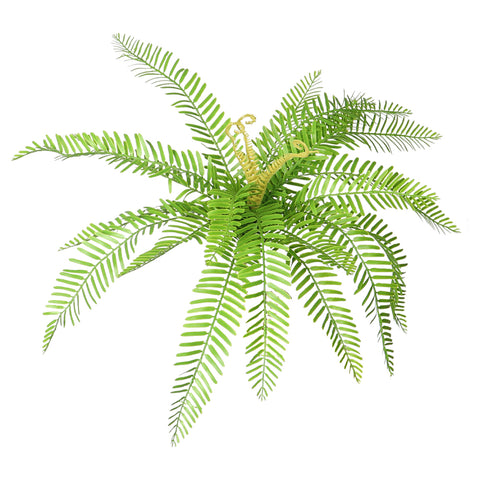 UV resistant artificial tropical fern plant