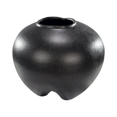 Black Sumo Ceramic Vase