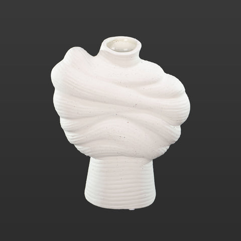 Elegant White Ceramic Vase