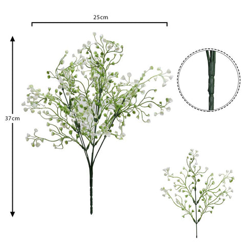 Pack Of Fake Greenery Plant Shrubs Bunches