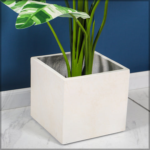 Square concrete planters