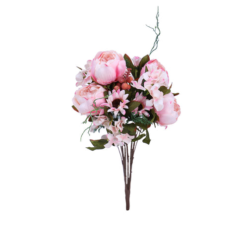 Artificial Silk Mini Peony Flowers