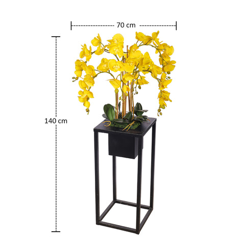 Natural Look Orchid Arrangements Yellow