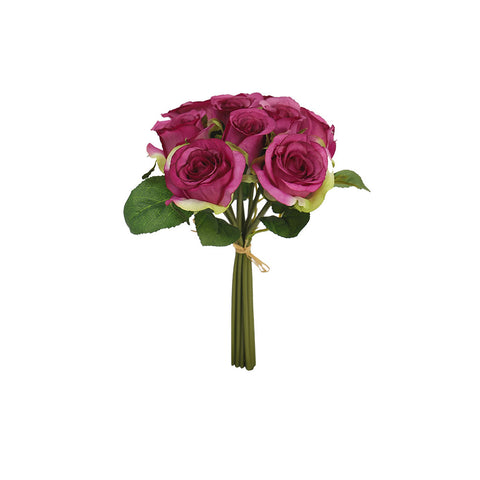 2 Bundle Artificial Silk Rose Flowers