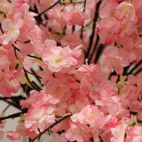 Artificial cherry blossom tree with delicate blooms